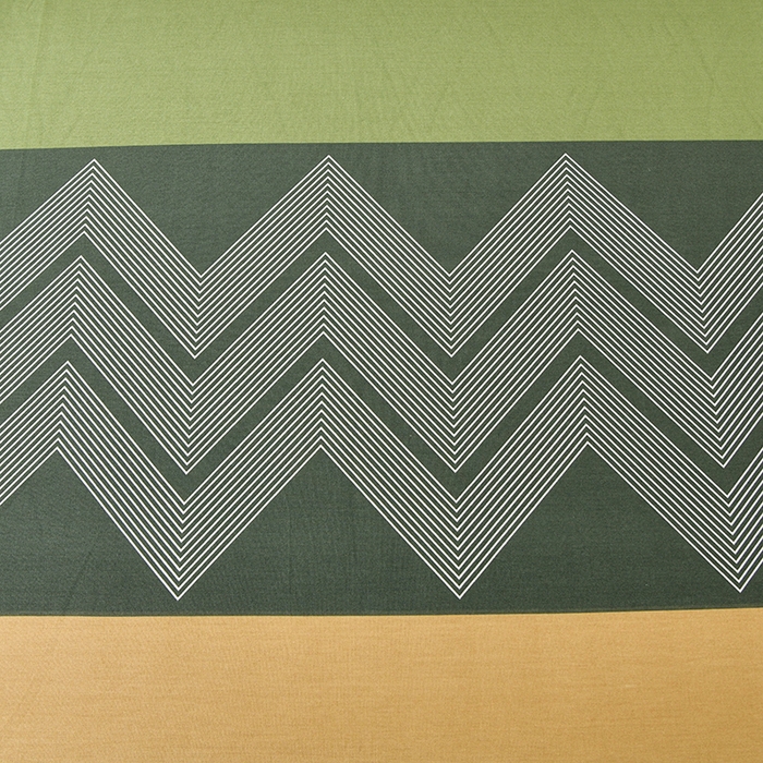 91家纺网 家纺一手货源 找家纺 宇彬家纺 2025直播新款13372全棉纯棉印花双人单床单枕套三件套喷气小清新简约学生被单 动感电波