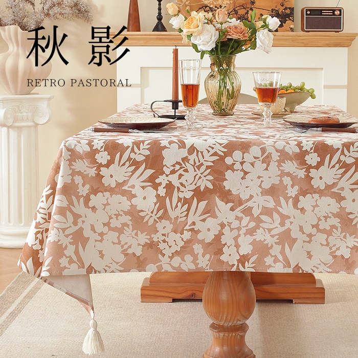 91家纺网 家纺一手货源 找家纺 （总）南通大梧纺织 2025新款美式风情秋系列桌布