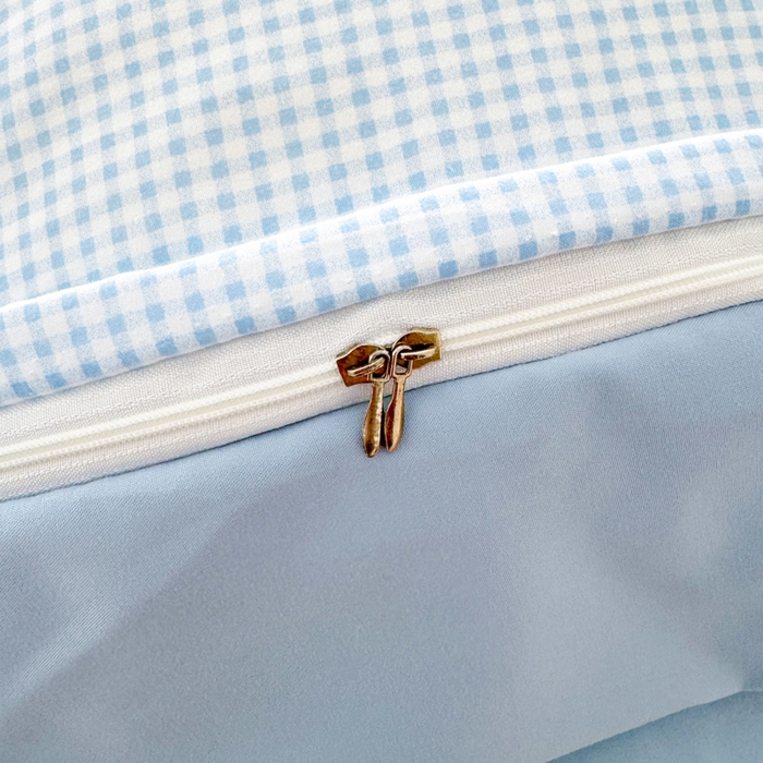 91家纺网 家纺一手货源 找家纺 悦兴家纺 2025新款A类水洗棉刺绣卡通小王子系列四件套（含买家秀） 小王子蓝格