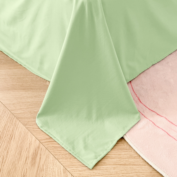 91家纺网 家纺一手货源 找家纺 悦兴家纺 2025新款A类水洗棉刺绣卡通小王子系列四件套（含买家秀） 小王子绿格