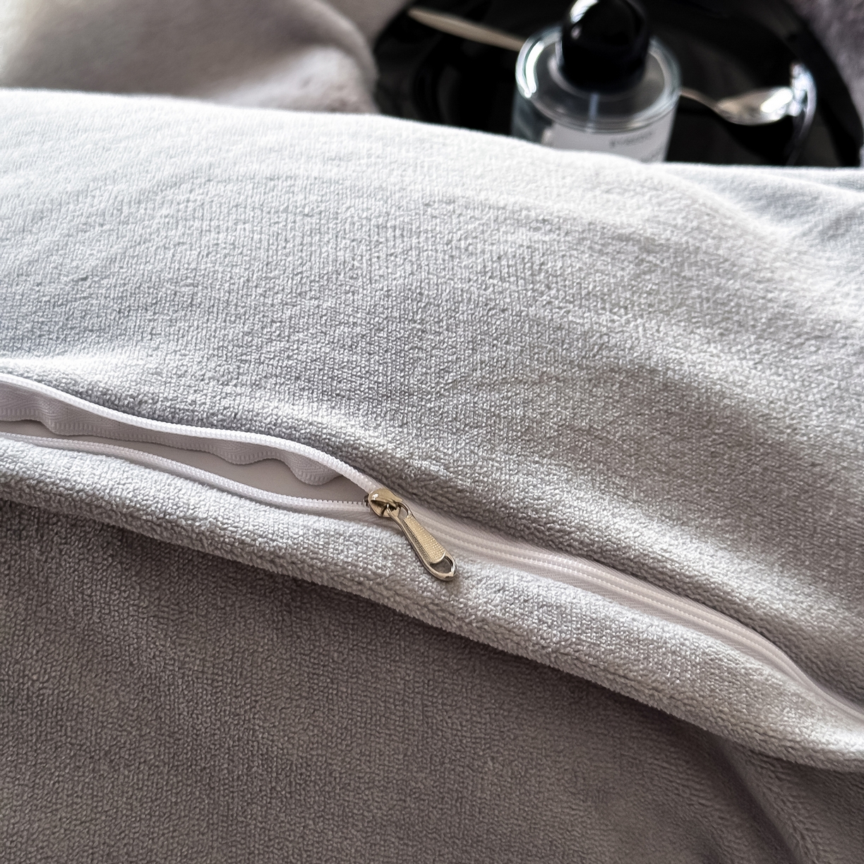 91家纺网 家纺一手货源 找家纺 （总）水云缦 2025新款美拉德系列兔毛拼角四件套系列