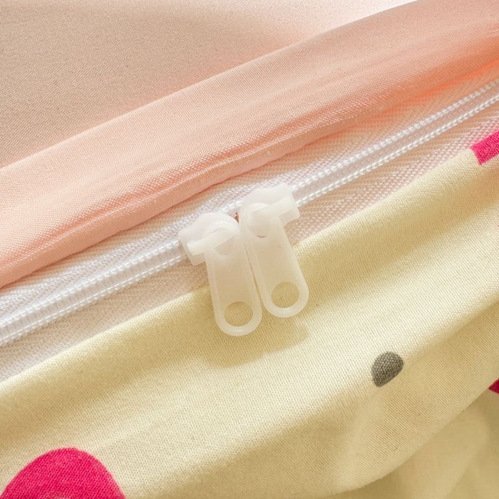 91家纺网 家纺一手货源 找家纺 悦兴家纺 2025新款A类水洗棉治愈萌犬系列四件套（含买家秀） 奶粉蝴蝶狗