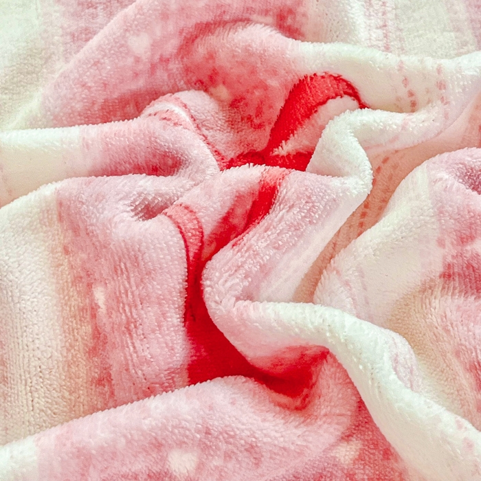 91家纺网 家纺一手货源 找家纺 斯卡诺家纺 2026新款小清新牛奶绒床盖四件套冬季加厚床盖四件套 蝶梦-粉