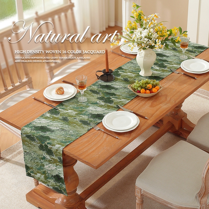 91家纺网 家纺一手货源 找家纺 （总）南通大梧纺织 2025新款美式复古天空之城桌旗