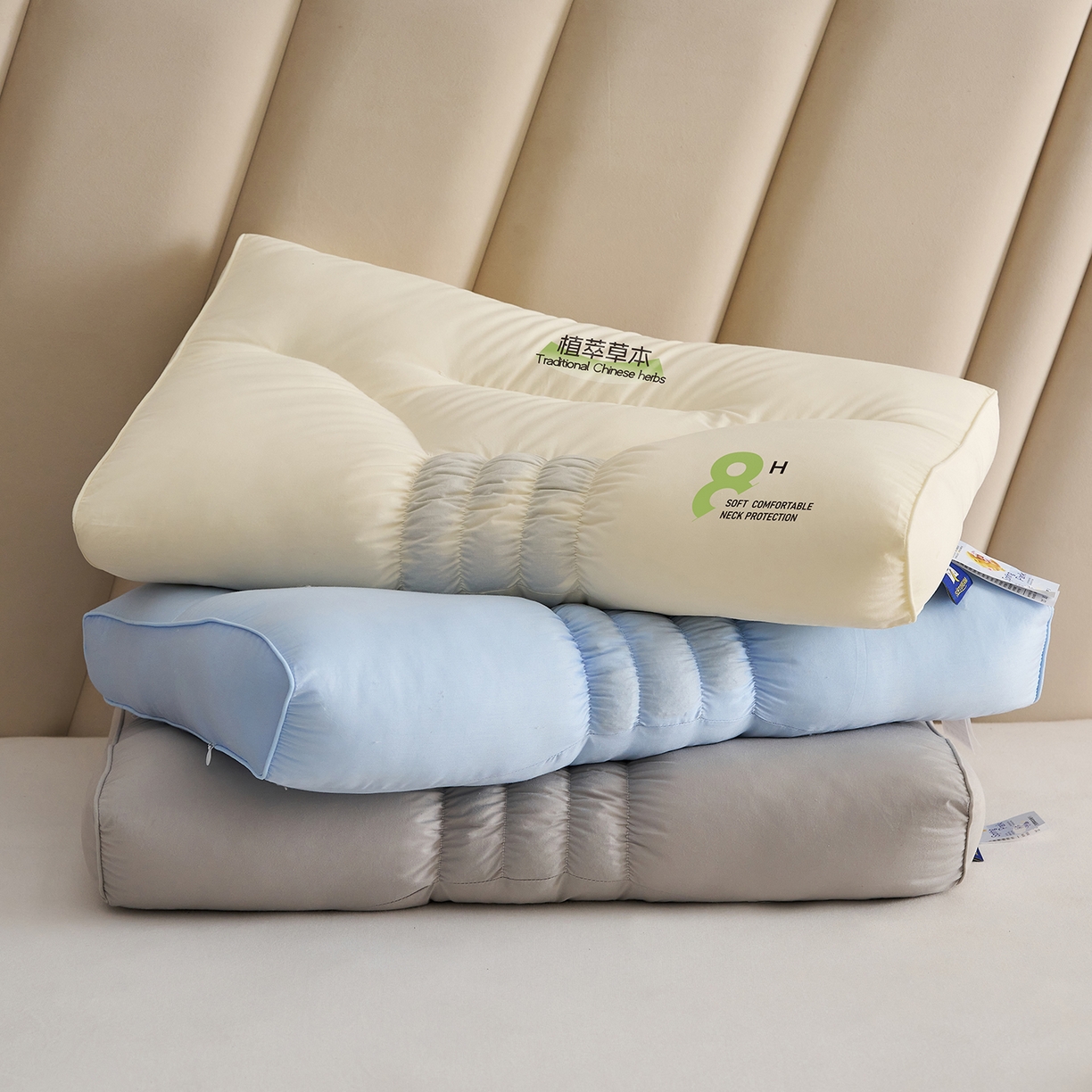 乐可 2025新款植萃草本云柔枕枕头枕芯 组合图