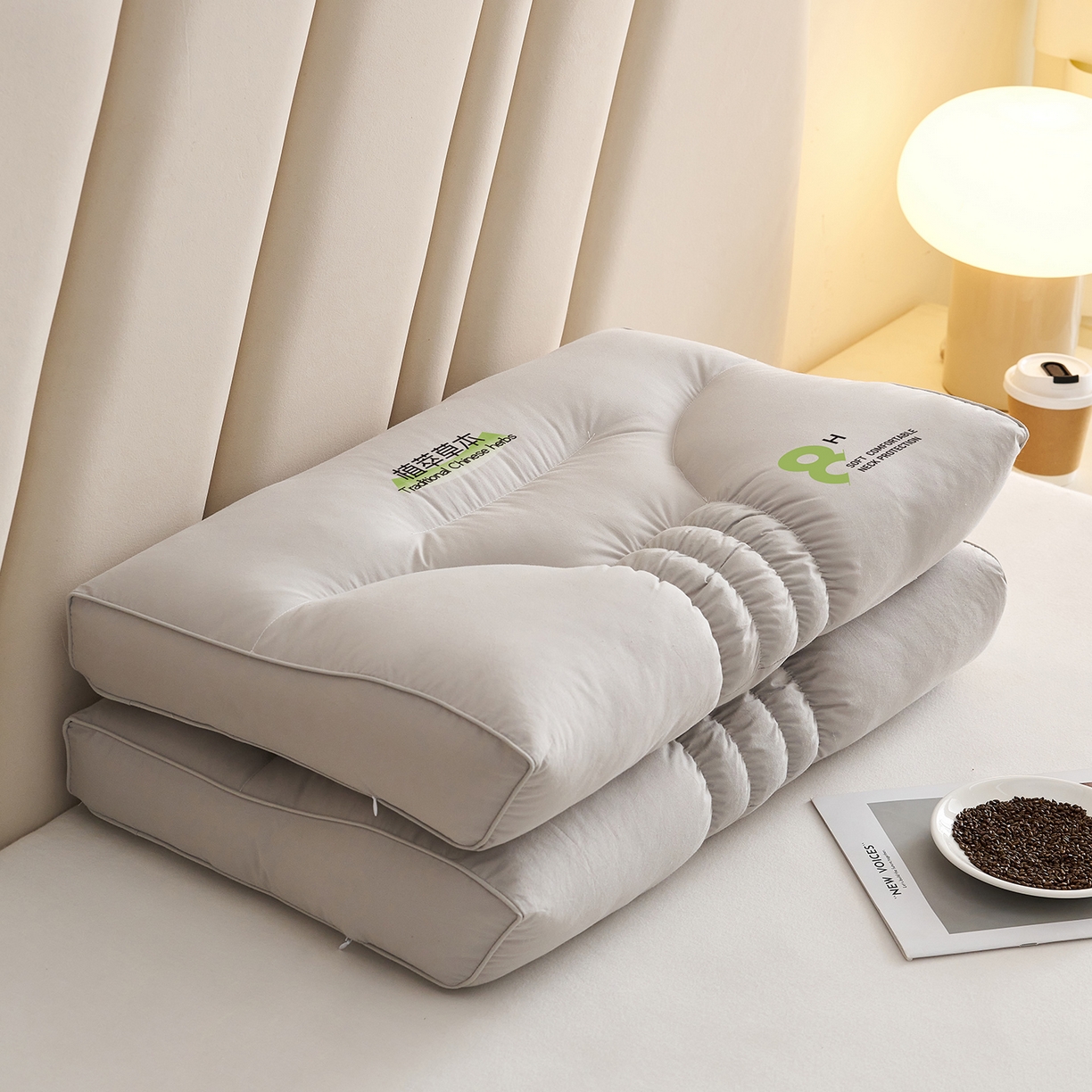 91家纺网 家纺一手货源 找家纺 （总）乐可 2025新款植萃草本云柔枕枕头枕芯