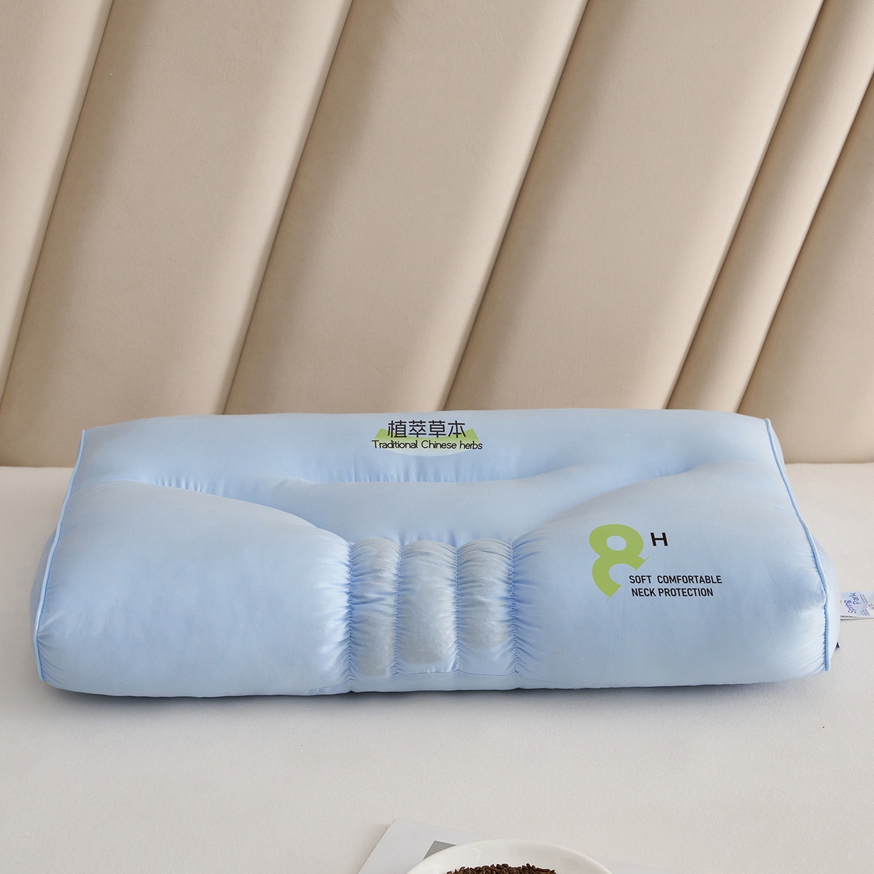 91家纺网 家纺一手货源 找家纺 乐可 2025新款植萃草本云柔枕枕头枕芯 植萃草本云柔枕-兰
