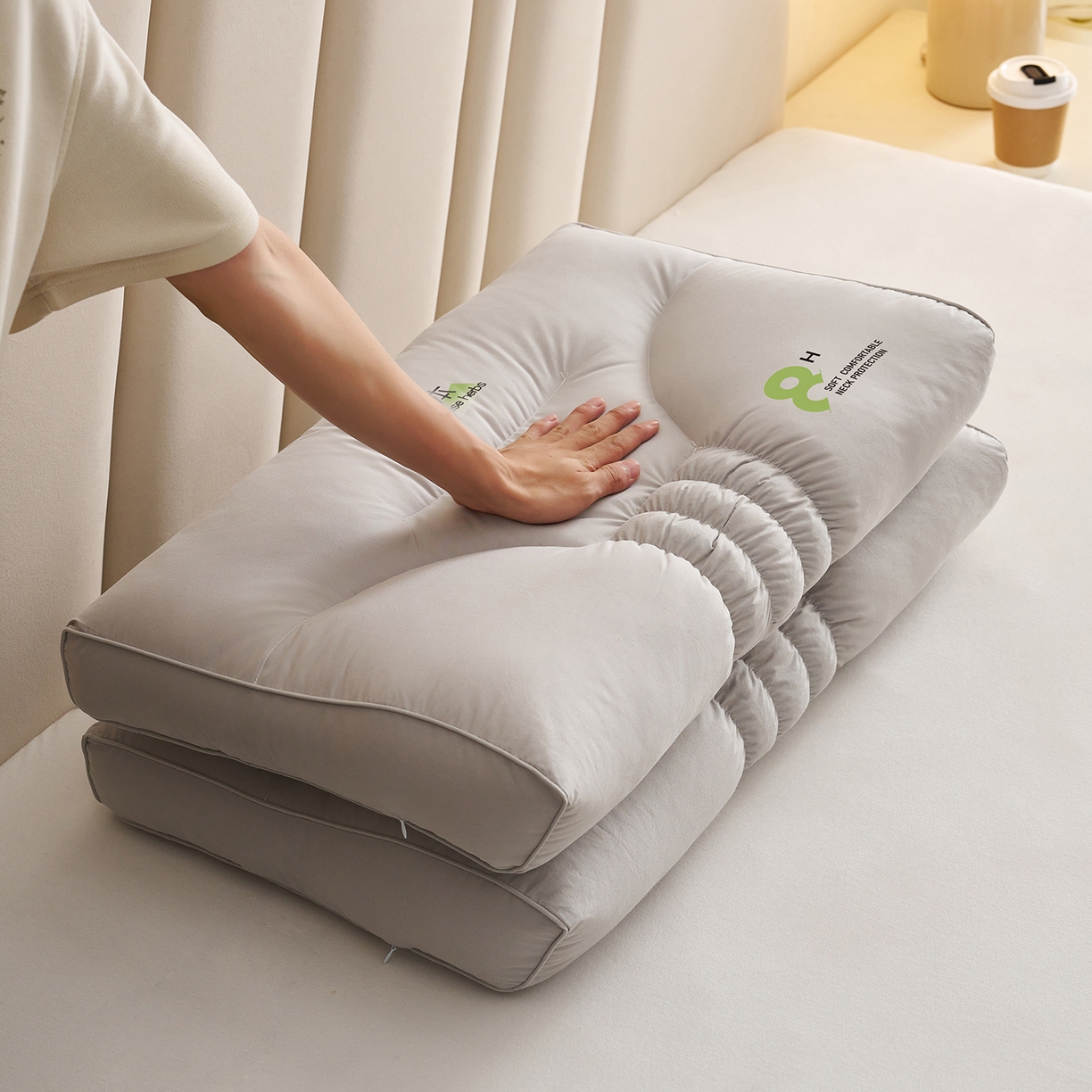 91家纺网 家纺一手货源 找家纺 （总）乐可 2025新款植萃草本云柔枕枕头枕芯