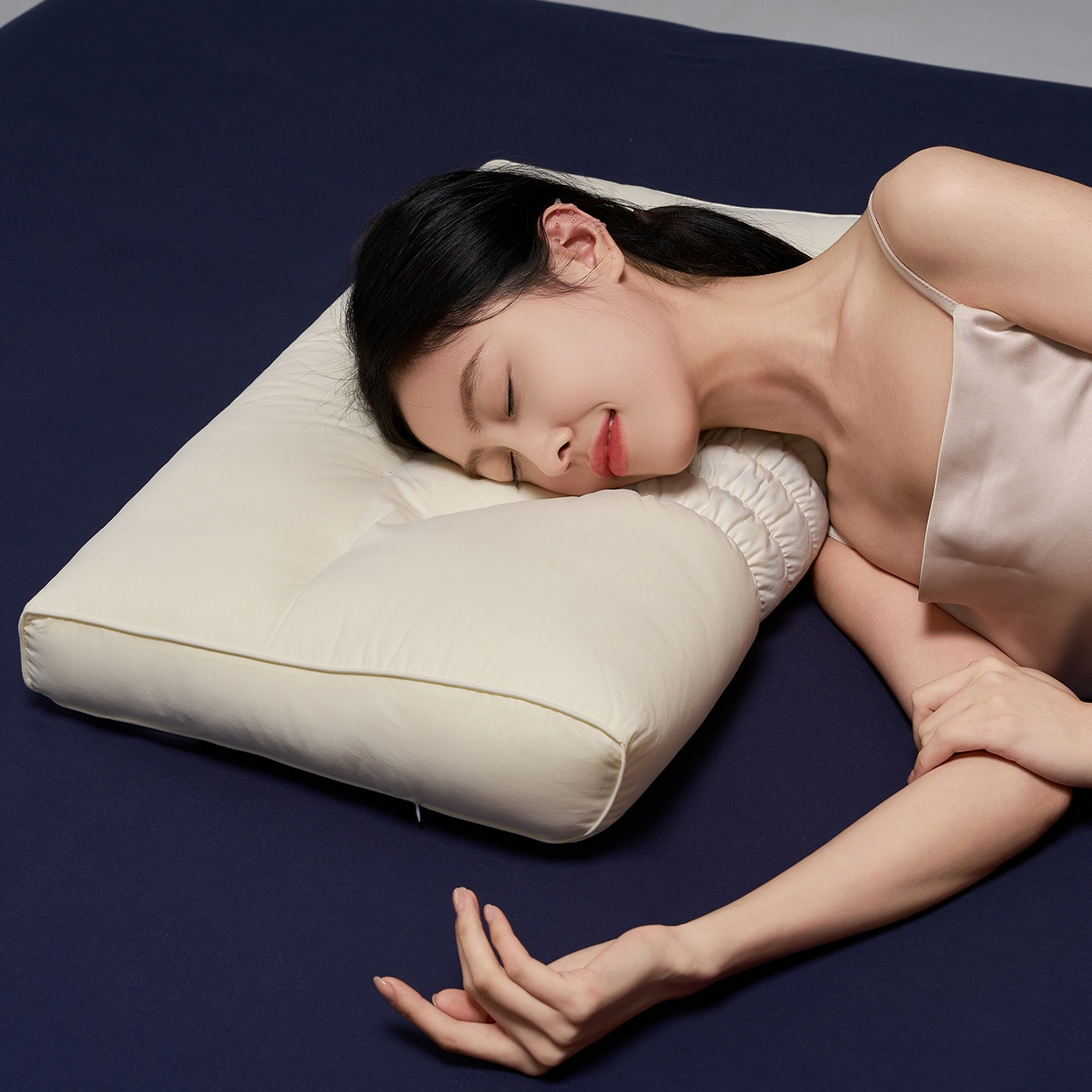 乐可 2025新款植萃草本云柔枕枕头枕芯 植萃草本云柔枕-米