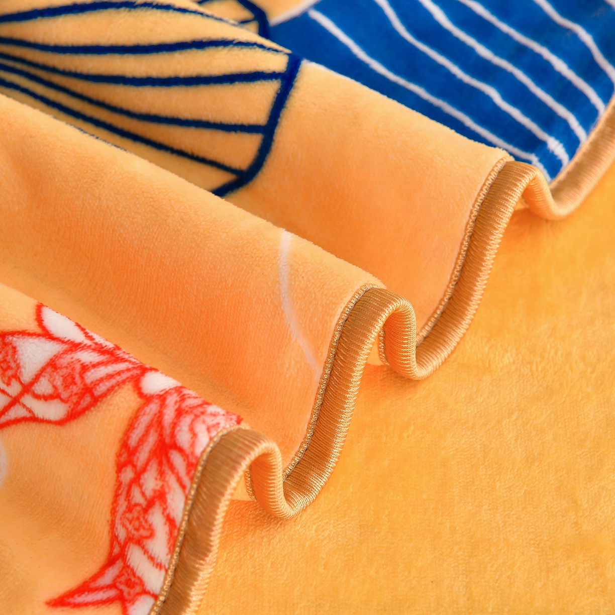 91家纺网 家纺一手货源 找家纺 （总）沐星纪（美得佳）布业 2025新款加厚牛奶绒印花四件套