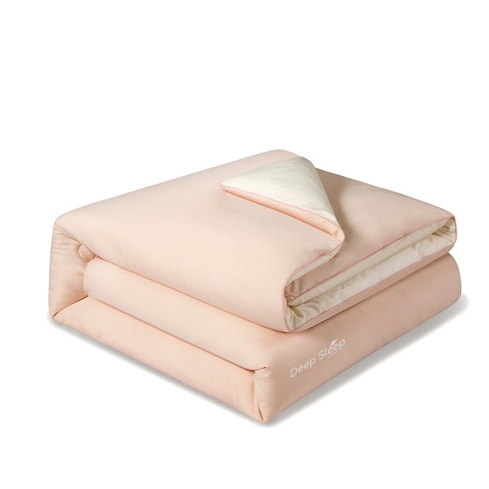 91家纺网 家纺一手货源 找家纺 美之润家纺 2025新款深睡被2代Pro控温被子冬季加厚冬被春秋被芯免被套棉被可机洗 蜜桃粉