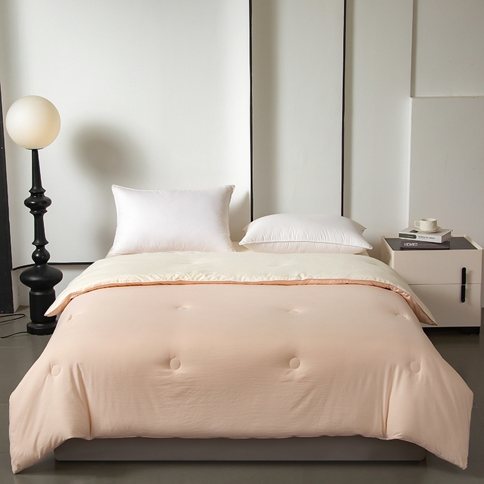 美之润家纺 2025新款深睡被2代Pro控温被子冬季加厚冬被春秋被芯免被套棉被可机洗 蜜桃粉