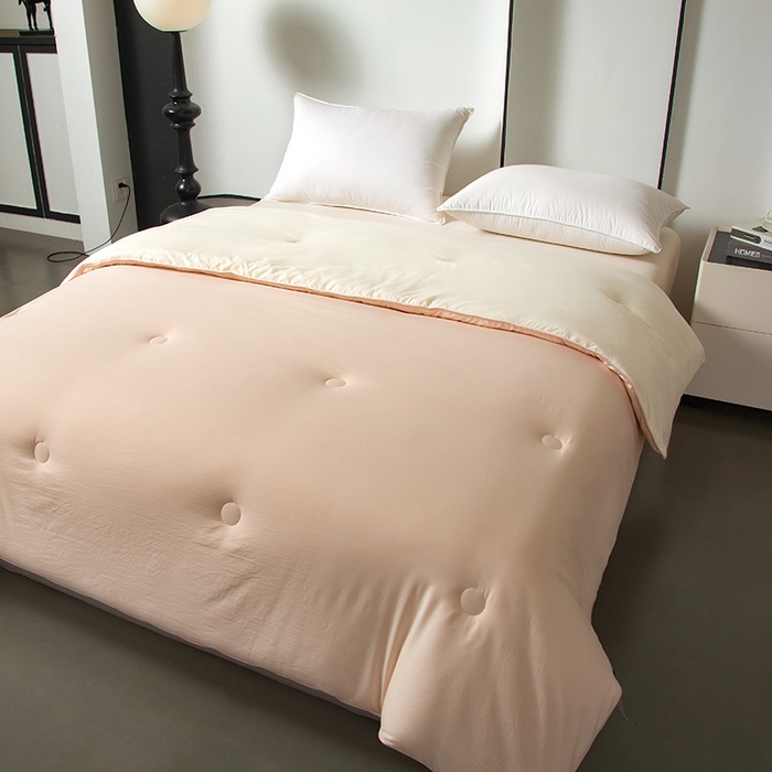 91家纺网 家纺一手货源 找家纺 美之润家纺 2025新款深睡被2代Pro控温被子冬季加厚冬被春秋被芯免被套棉被可机洗 蜜桃粉