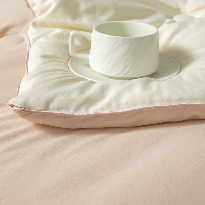 91家纺网 家纺一手货源 找家纺 美之润家纺 2025新款深睡被2代Pro控温被子冬季加厚冬被春秋被芯免被套棉被可机洗 蜜桃粉