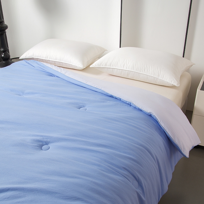 91家纺网 家纺一手货源 找家纺 美之润家纺 2025新款深睡被2代Pro控温被子冬季加厚冬被春秋被芯免被套棉被可机洗 晴空蓝