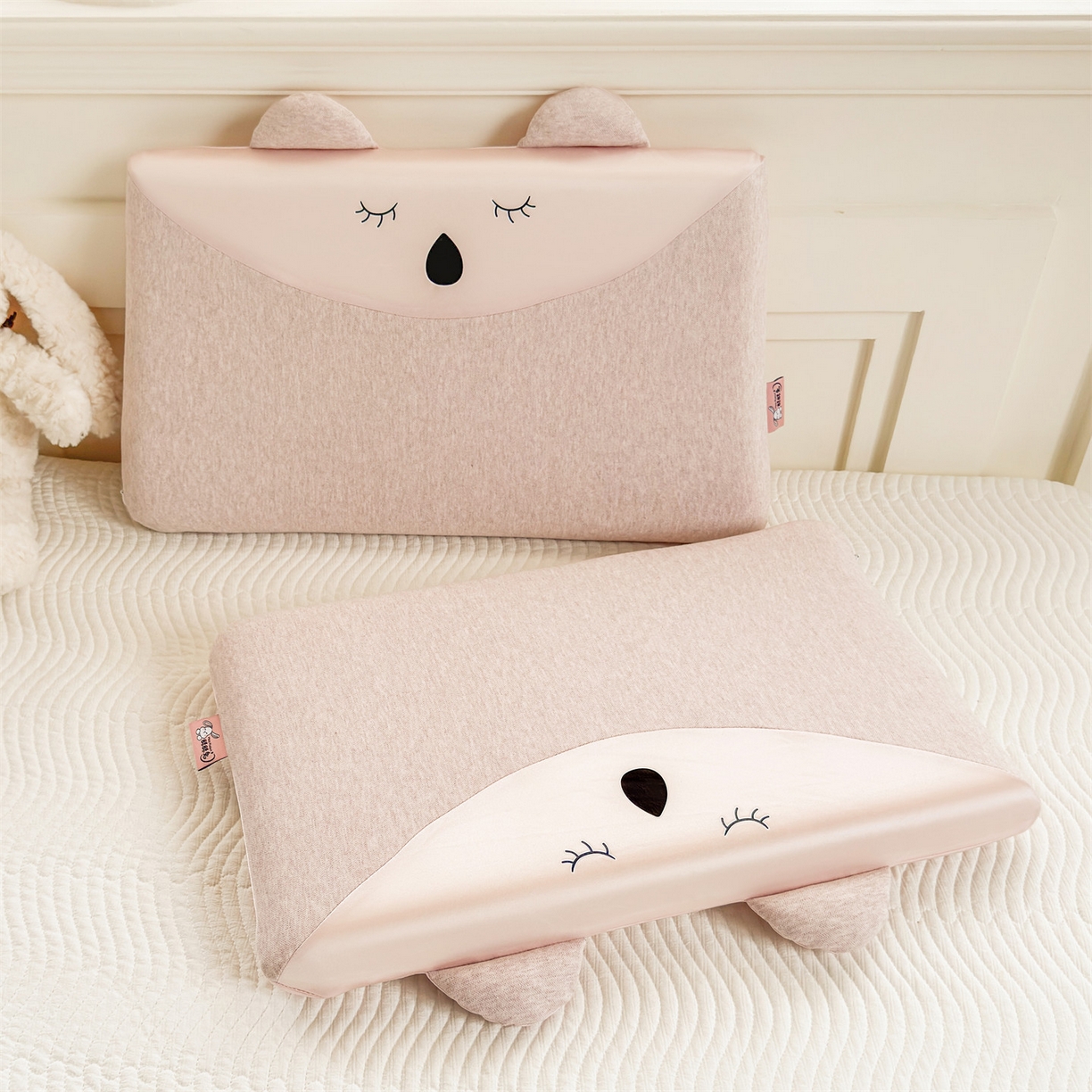 91家纺网 家纺一手货源 找家纺 （总）麦肯锡 2025新款丝柔考拉记忆平枕  枕头枕芯