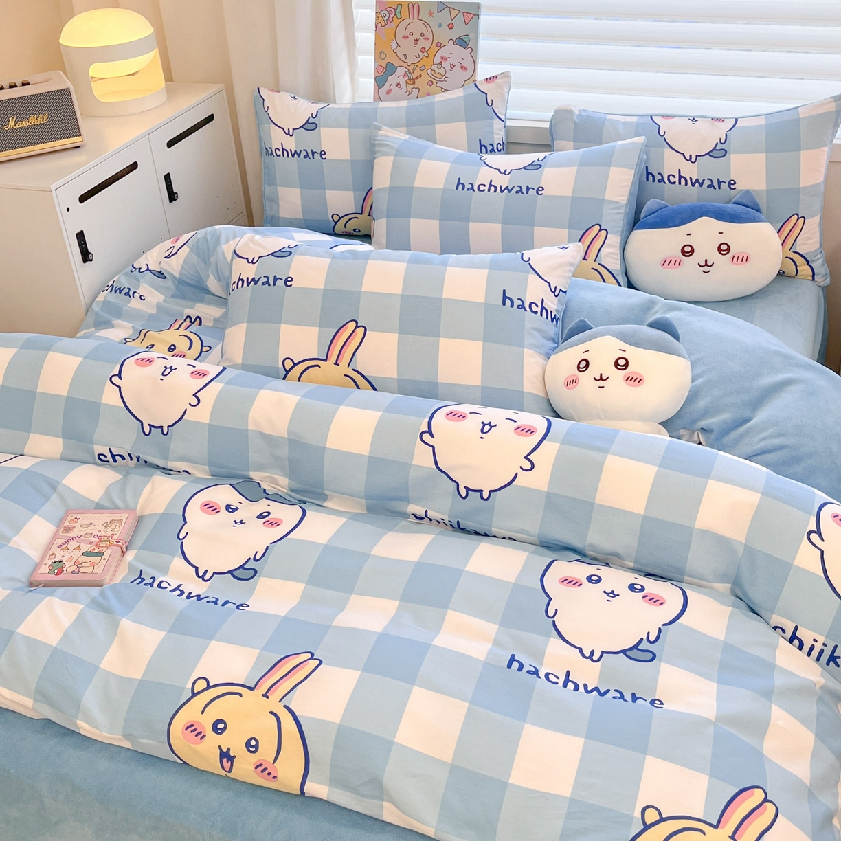 91家纺网 家纺一手货源 找家纺 （总）暮思家居 2025新款正版授权吉伊卡哇棉加绒全棉牛奶绒加厚保暖四件套系列