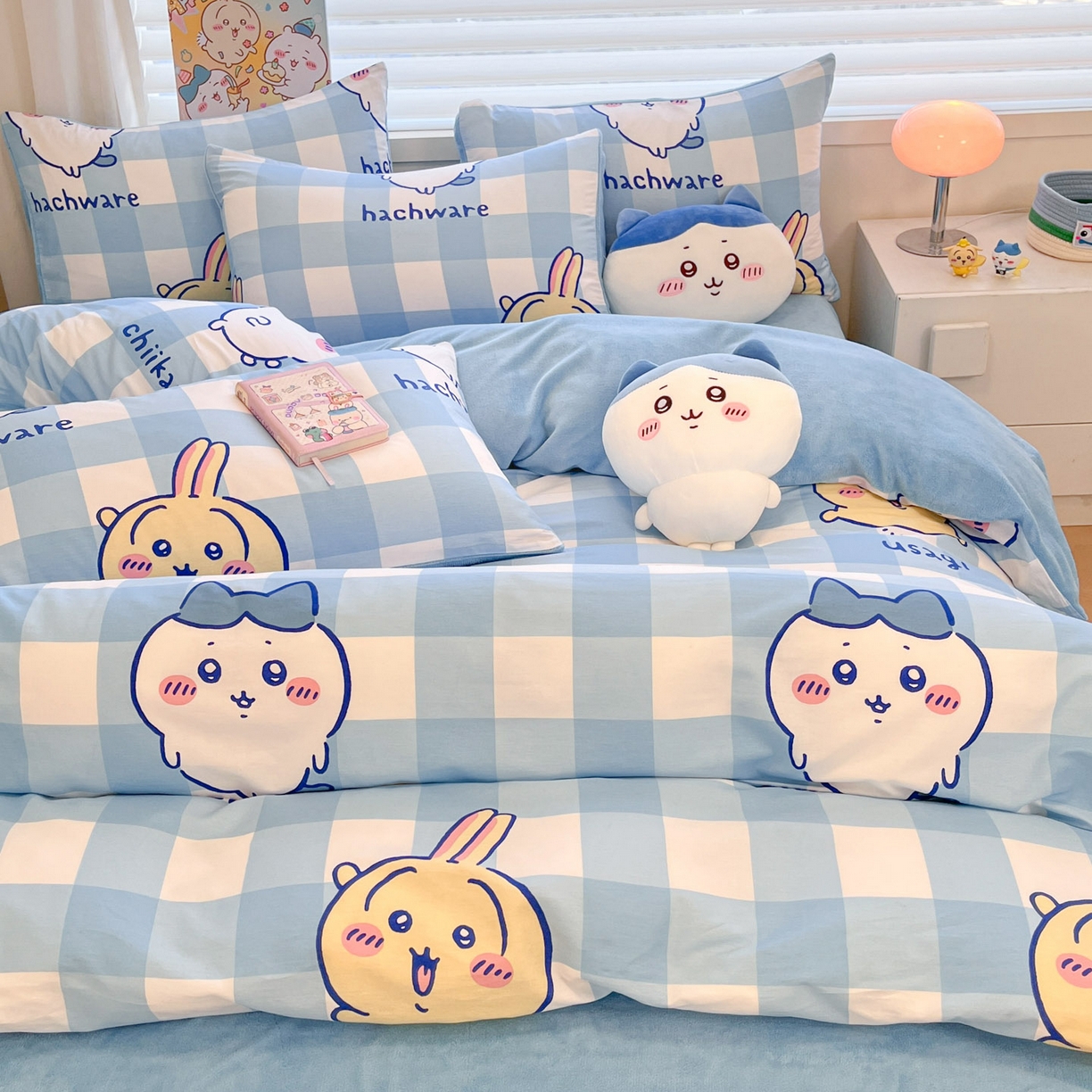 91家纺网 家纺一手货源 找家纺 （总）暮思家居 2025新款正版授权吉伊卡哇棉加绒全棉牛奶绒加厚保暖四件套系列