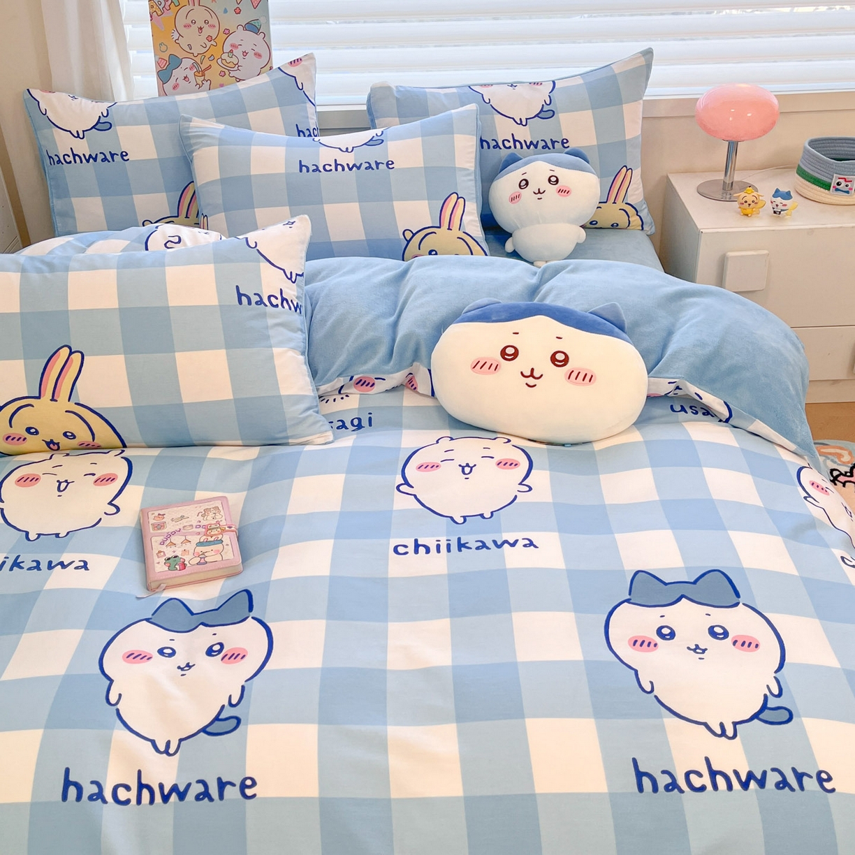 91家纺网 家纺一手货源 找家纺 （总）暮思家居 2025新款正版授权吉伊卡哇棉加绒全棉牛奶绒加厚保暖四件套系列