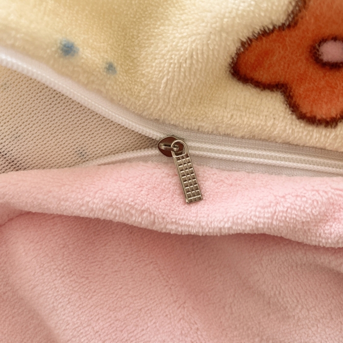 91家纺网 家纺一手货源 找家纺 如一 2025新款高克重大版数码印花牛奶绒四件套 游乐园