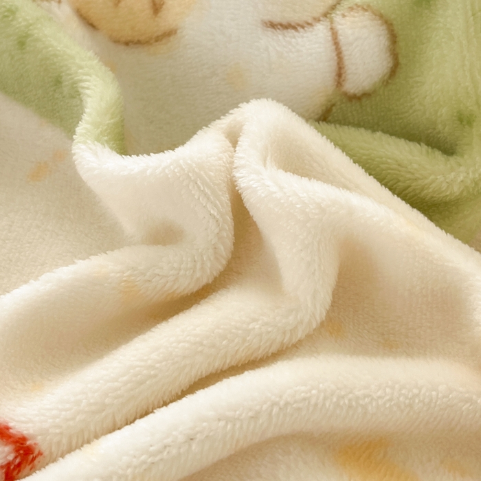 91家纺网 家纺一手货源 找家纺 如一 2025新款高克重大版数码印花牛奶绒四件套 萌宠黄