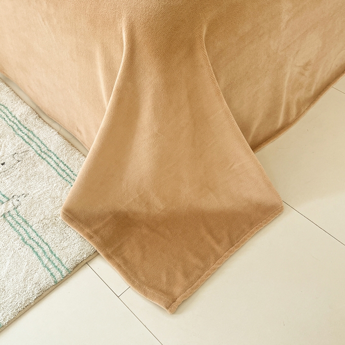 91家纺网 家纺一手货源 找家纺 如一 2025新款高克重大版数码印花牛奶绒四件套 围巾狗