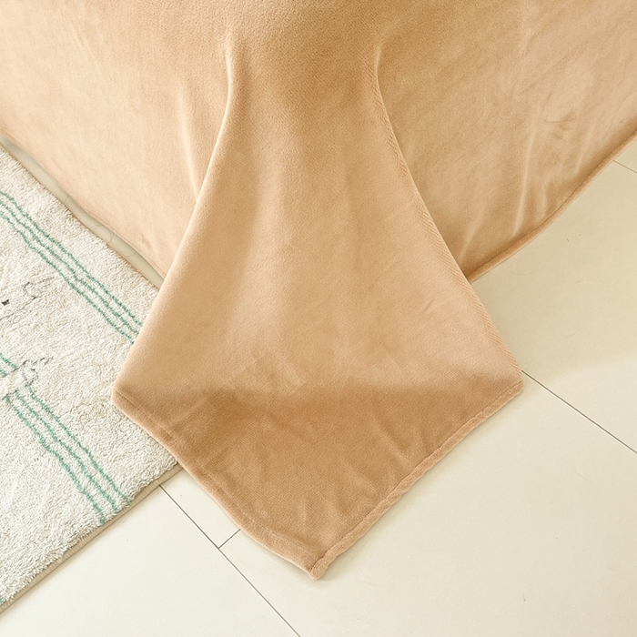 91家纺网 家纺一手货源 找家纺 如一 2025新款高克重大版数码印花牛奶绒四件套 小伙伴