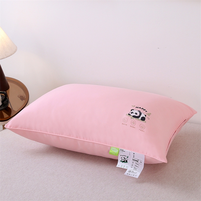 91家纺网 家纺一手货源 找家纺 （总）赛格时代家居 2025新款双拼磨毛提花羽丝绒枕头枕芯-萌小熊