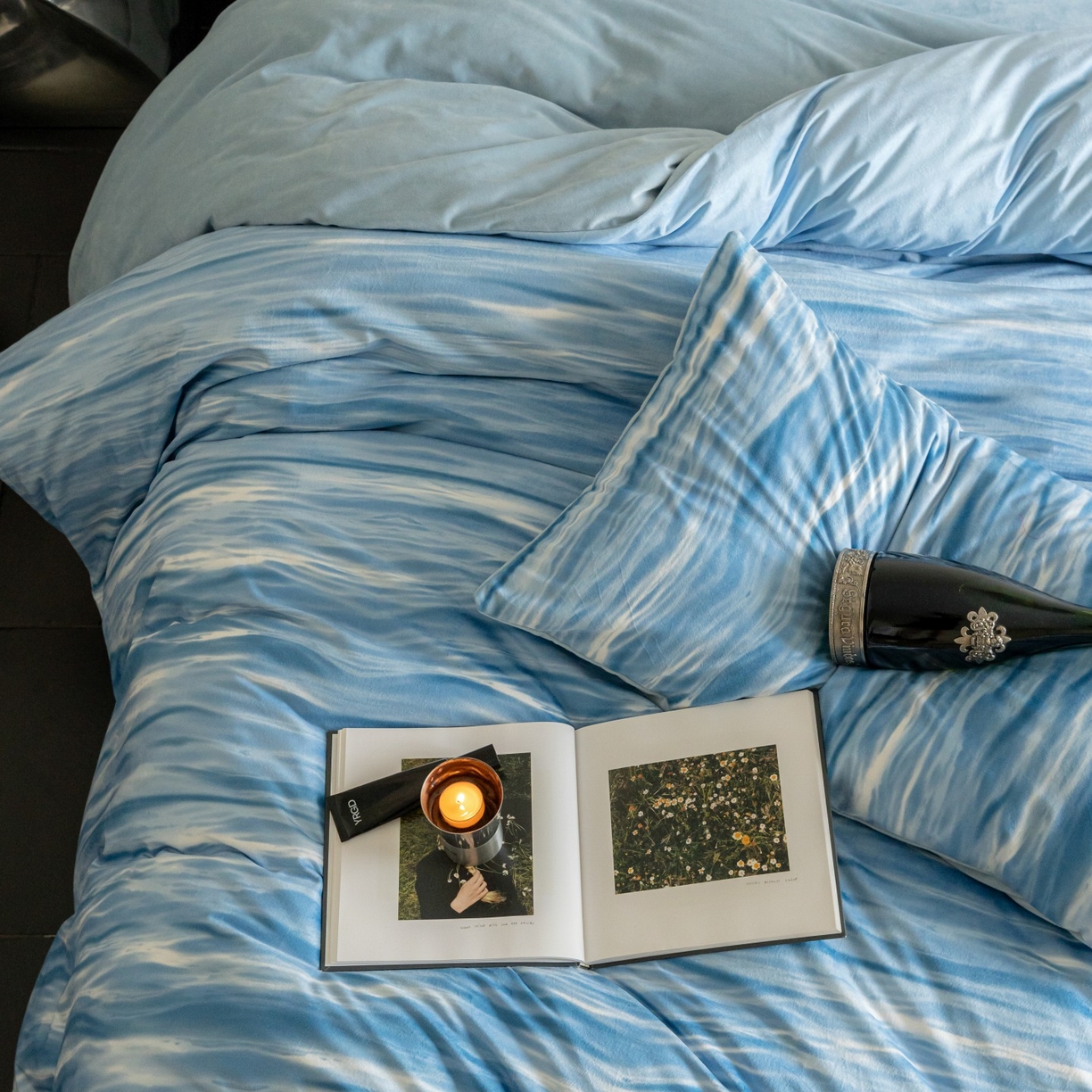 91家纺网 家纺一手货源 找家纺 （总）ONE TWO ONE 121 2025新款轻奢新法式德芙绒宝宝绒婴儿绒短毛绒牛奶绒四件套床单被套-波光莎娜