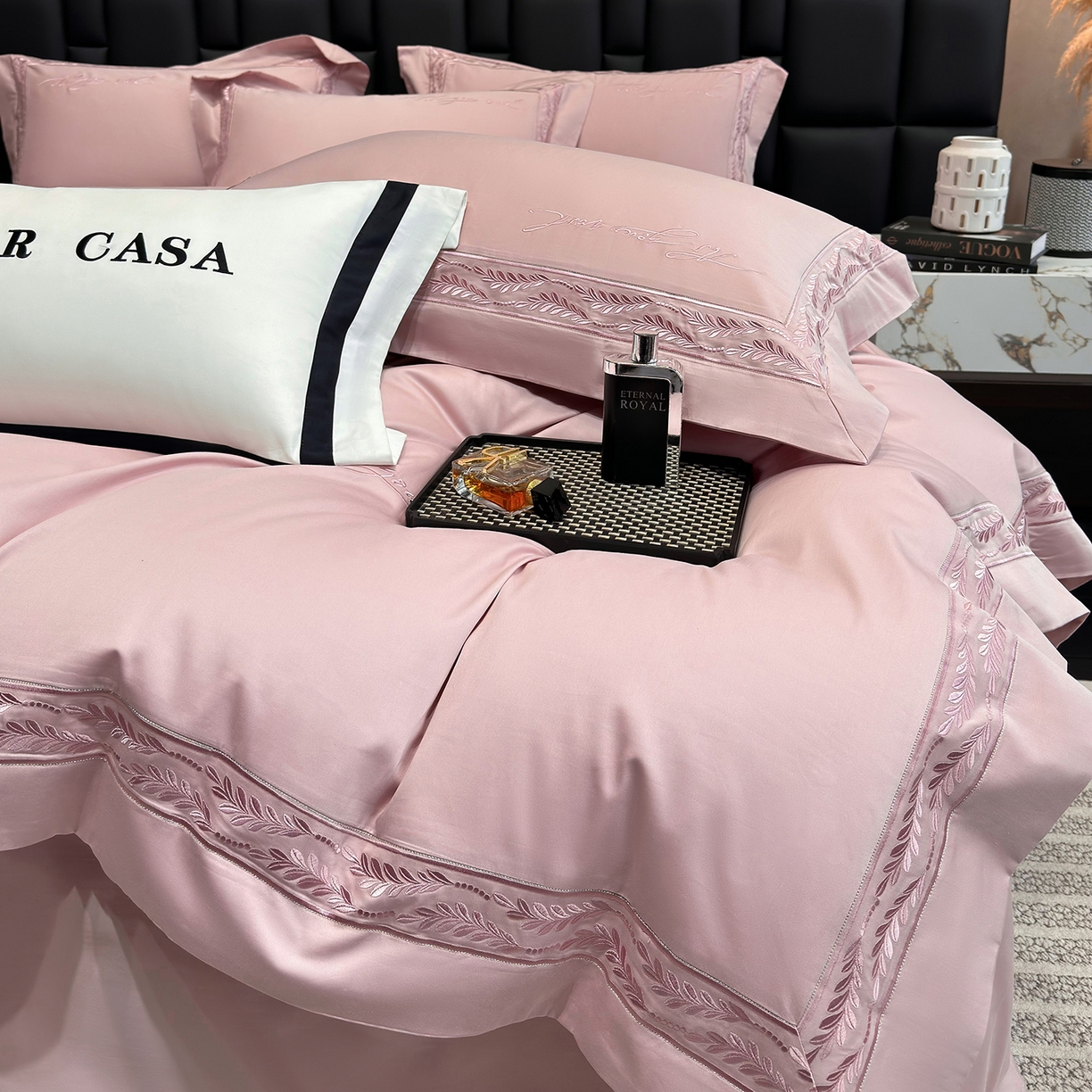 91家纺网 家纺一手货源 找家纺 （总）星蕴家纺 2025新款贡缎长绒棉四件套-路易