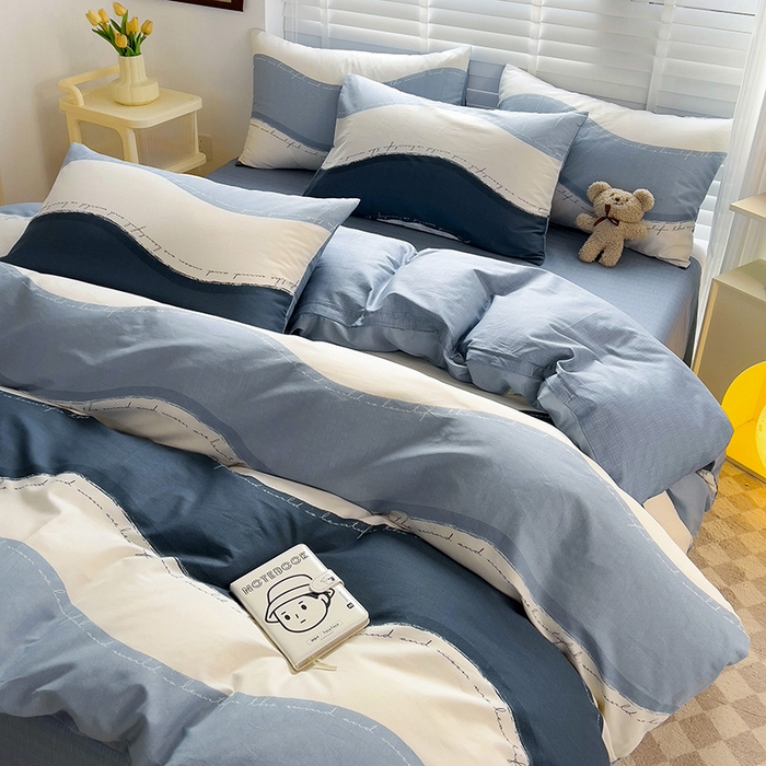 91家纺网 家纺一手货源 找家纺 （总）西引力 2025新款全棉卡通印花四件套