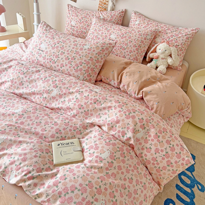 91家纺网 家纺一手货源 找家纺 （总）西引力 2025新款全棉卡通印花四件套