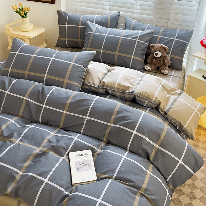 西引力 2025新款全棉卡通印花四件套 格调人生