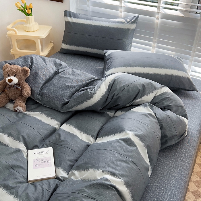 91家纺网 家纺一手货源 找家纺 西引力 2025新款全棉卡通印花四件套 光辉岁月