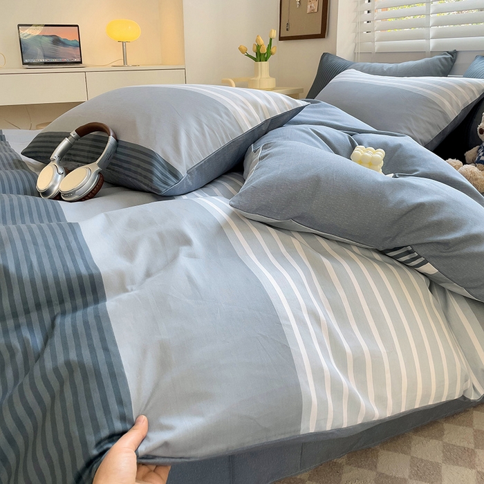 91家纺网 家纺一手货源 找家纺 西引力 2025新款全棉卡通印花四件套 经典回味