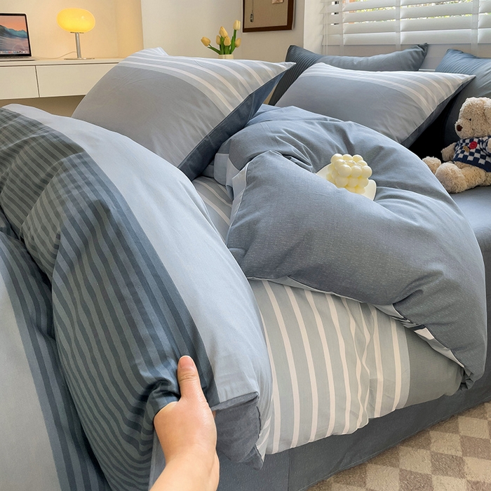 91家纺网 家纺一手货源 找家纺 西引力 2025新款全棉卡通印花四件套 经典回味