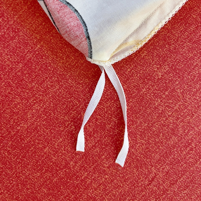 91家纺网 家纺一手货源 找家纺 西引力 2025新款全棉卡通印花四件套 开运龙 白