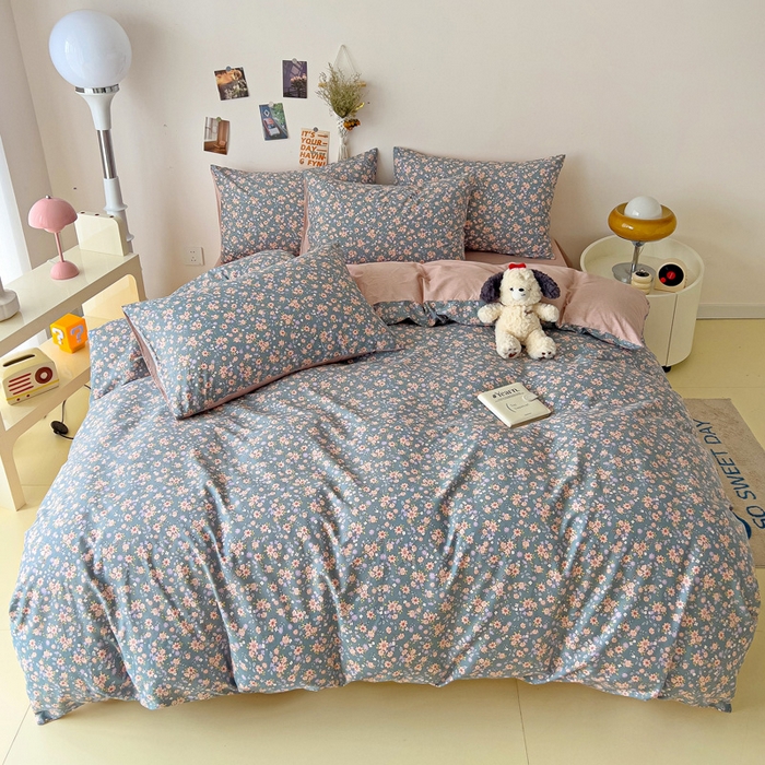 91家纺网 家纺一手货源 找家纺 西引力 2025新款全棉卡通印花四件套 寻觅