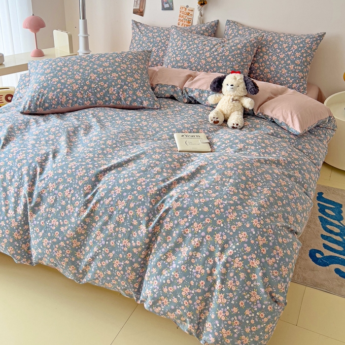 91家纺网 家纺一手货源 找家纺 西引力 2025新款全棉卡通印花四件套 寻觅