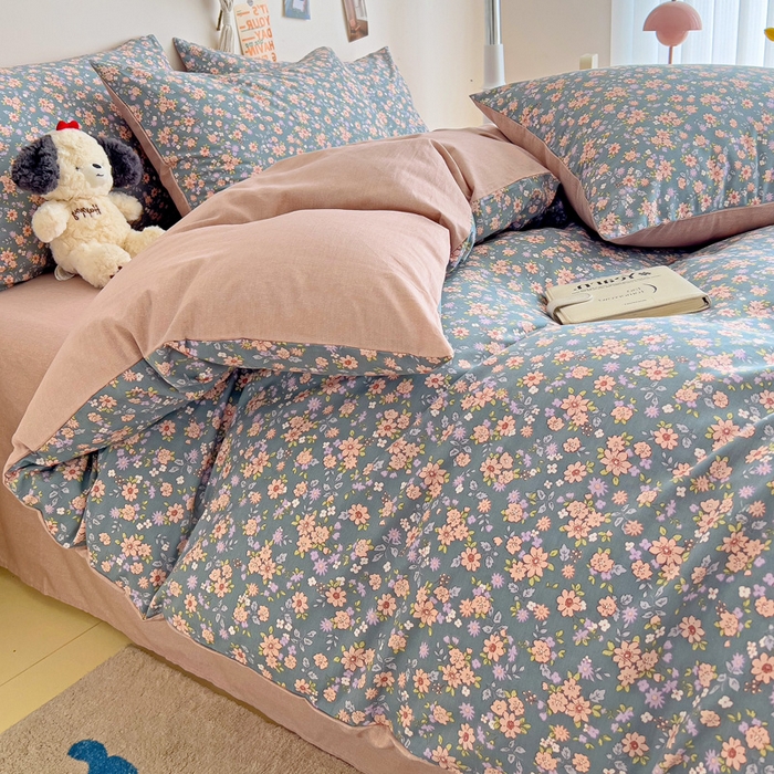 91家纺网 家纺一手货源 找家纺 西引力 2025新款全棉卡通印花四件套 寻觅