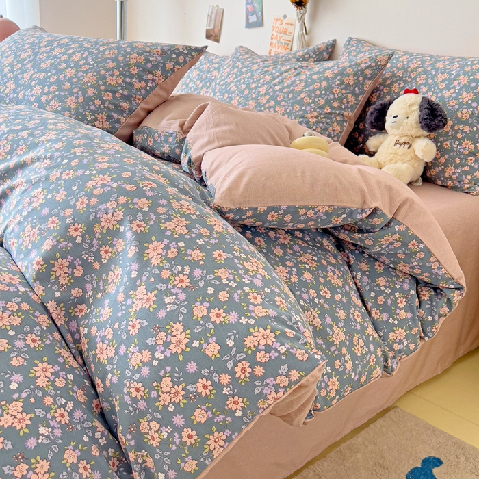 91家纺网 家纺一手货源 找家纺 西引力 2025新款全棉卡通印花四件套 寻觅