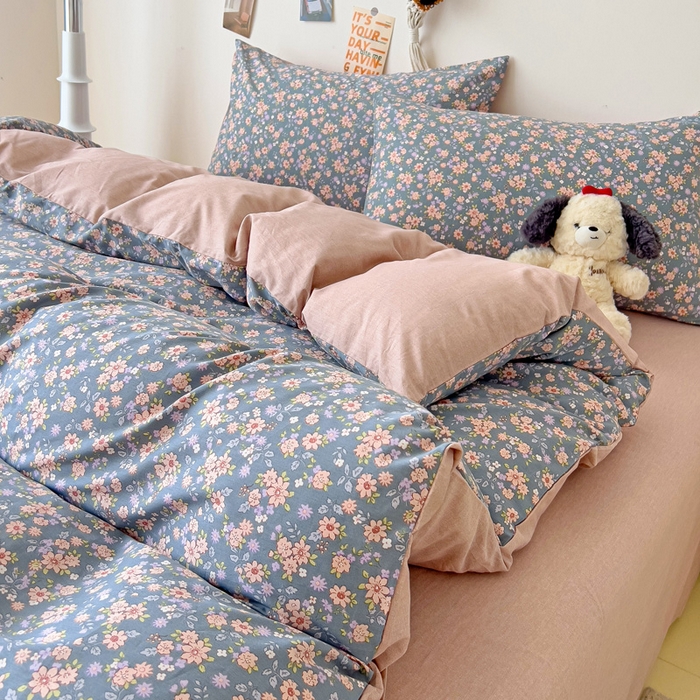 91家纺网 家纺一手货源 找家纺 西引力 2025新款全棉卡通印花四件套 寻觅