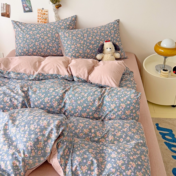 91家纺网 家纺一手货源 找家纺 西引力 2025新款全棉卡通印花四件套 寻觅