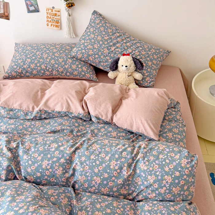 91家纺网 家纺一手货源 找家纺 西引力 2025新款全棉卡通印花四件套 寻觅