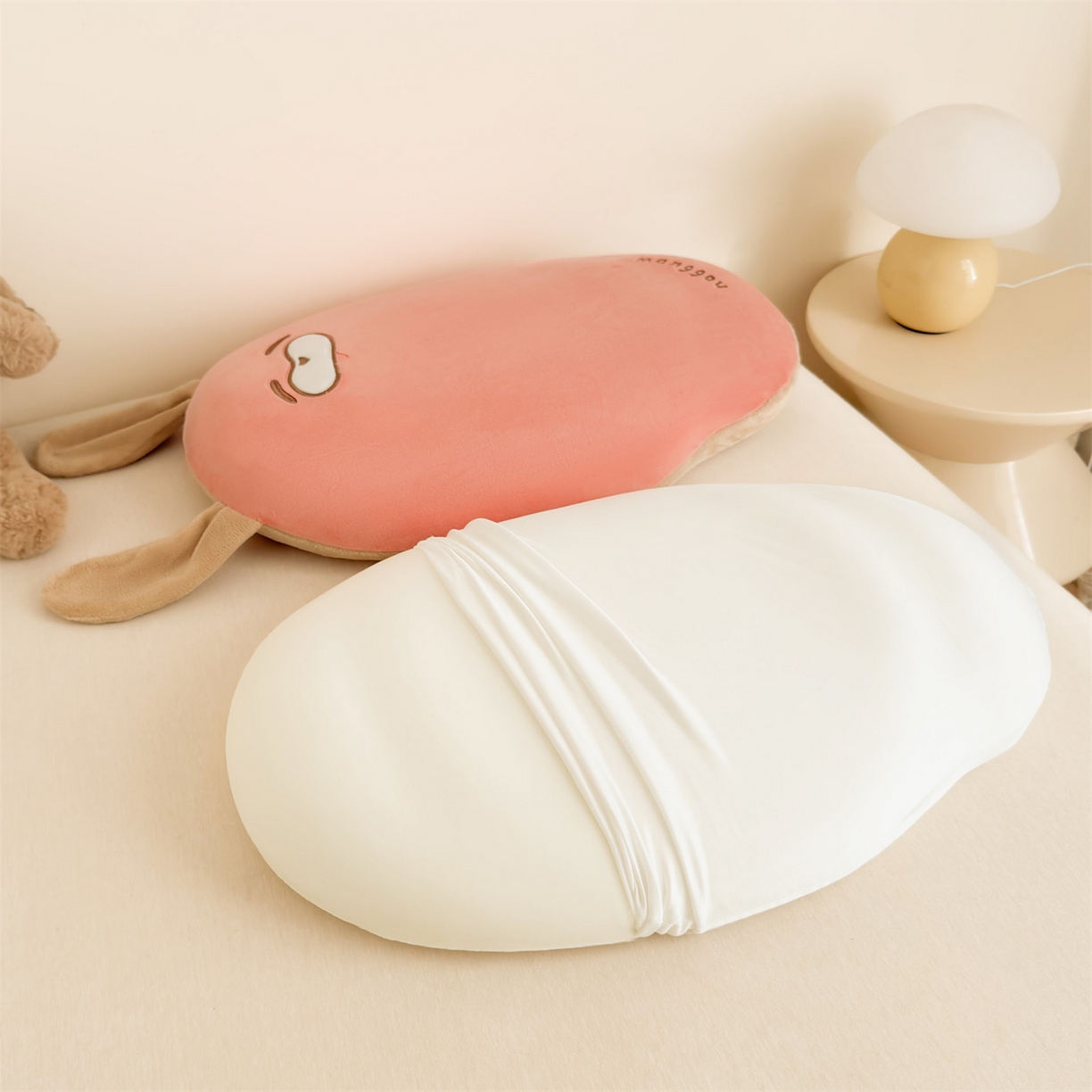 91家纺网 家纺一手货源 找家纺 麦肯锡 2025新款芒go多功能枕  枕头枕芯 芒go兔-粉/只