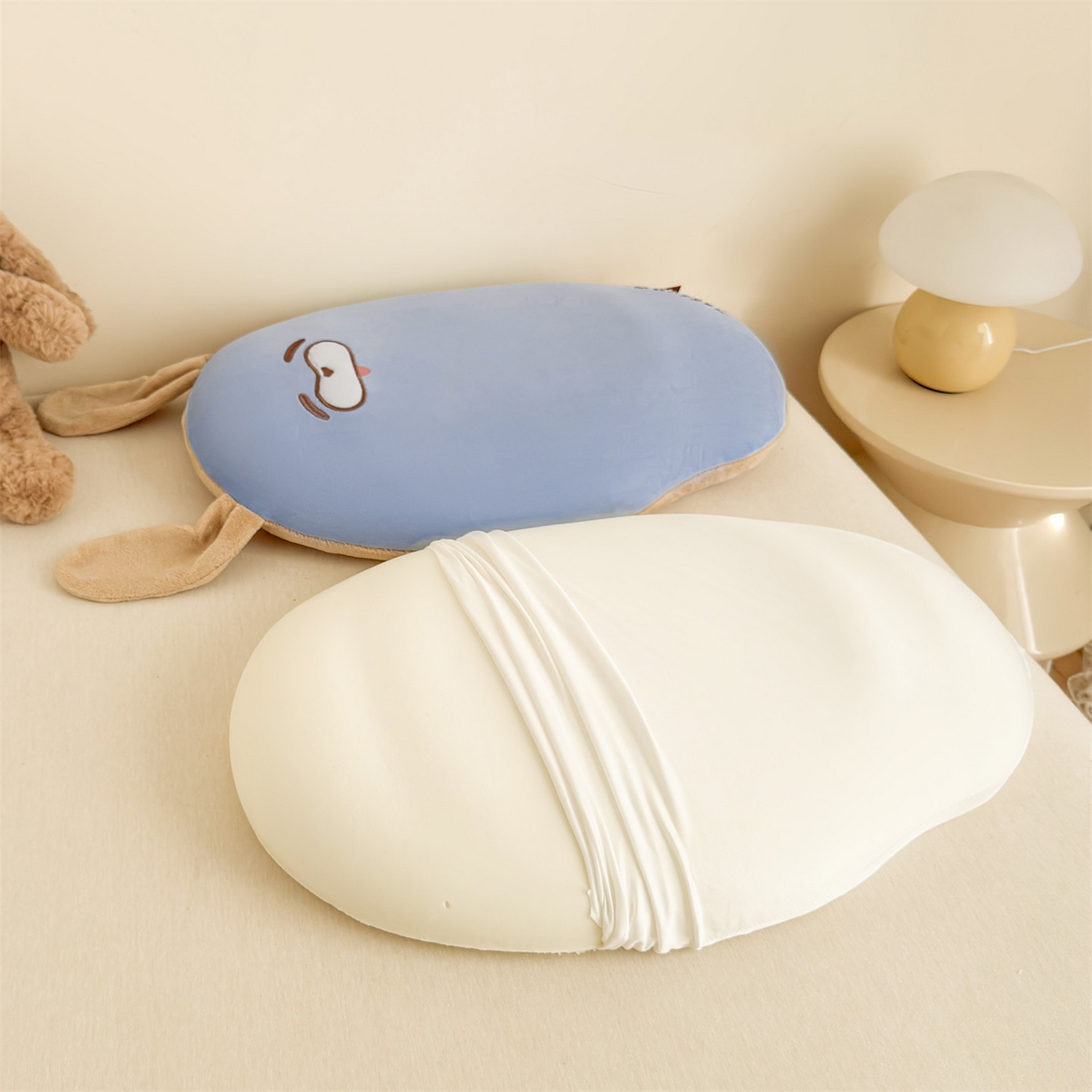 91家纺网 家纺一手货源 找家纺 麦肯锡 2025新款芒go多功能枕  枕头枕芯 芒go兔-蓝/只