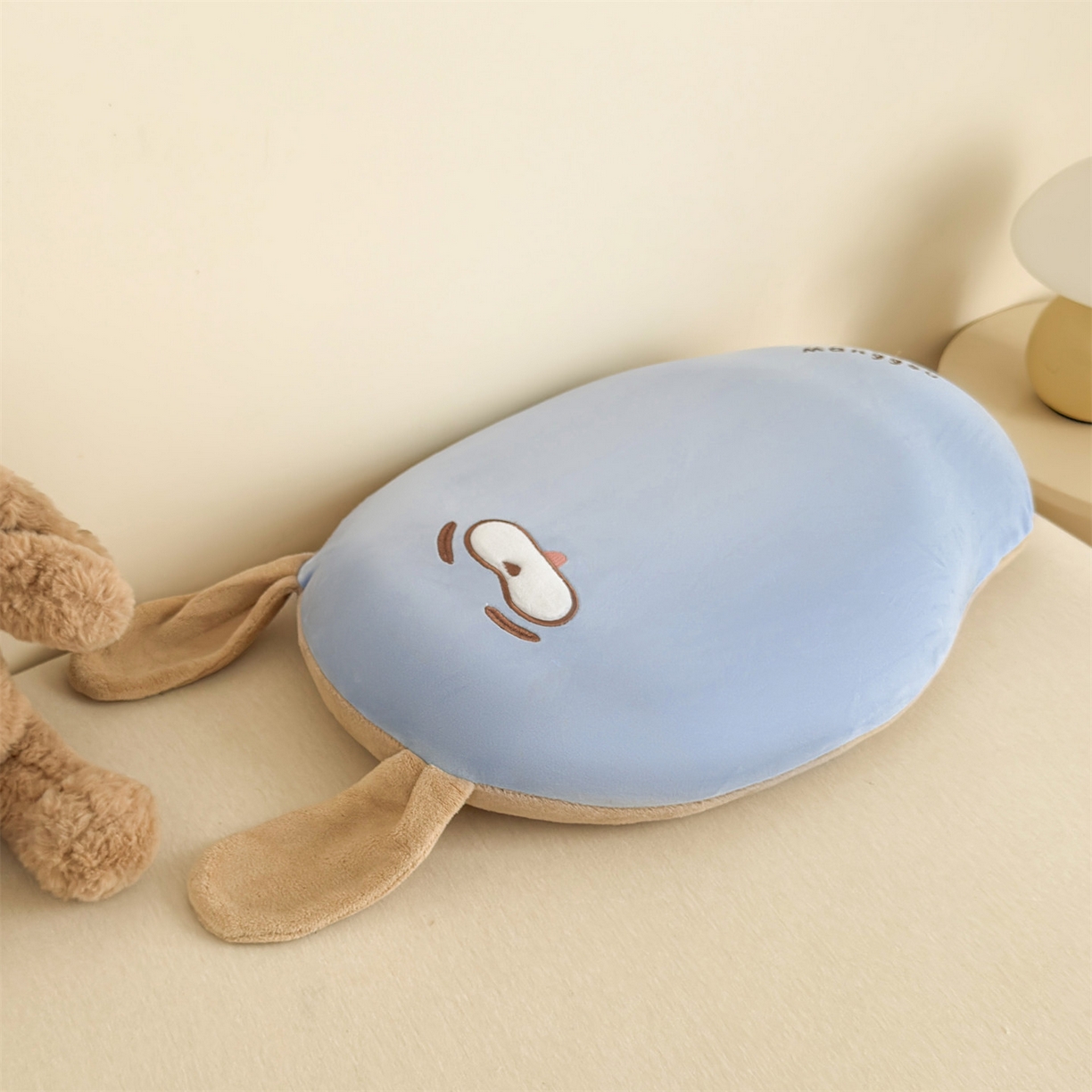 91家纺网 家纺一手货源 找家纺 麦肯锡 2025新款芒go多功能枕  枕头枕芯 芒go兔-蓝/只