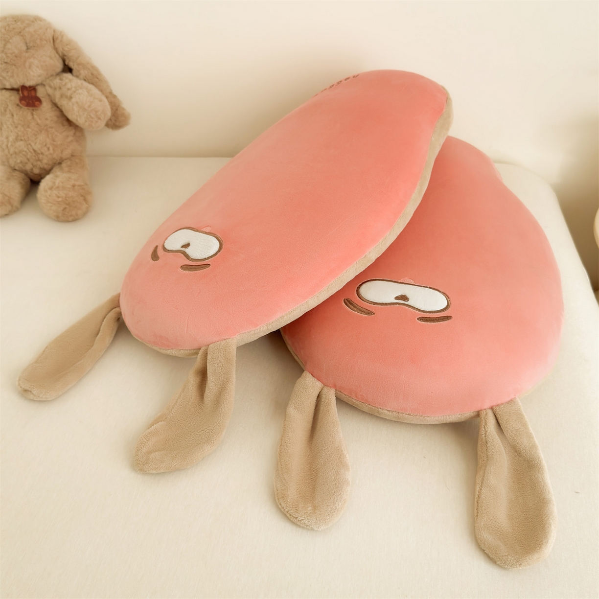 91家纺网 家纺一手货源 找家纺 麦肯锡 2025新款芒go多功能枕  枕头枕芯 芒go兔-粉/只