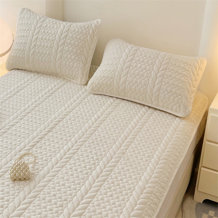 91家纺网 家纺一手货源 找家纺 圣比熊 2025新款A类牛奶绒夹棉枕套单人宿舍枕芯套枕头套一对-轻奢 轻奢包边款-象牙白