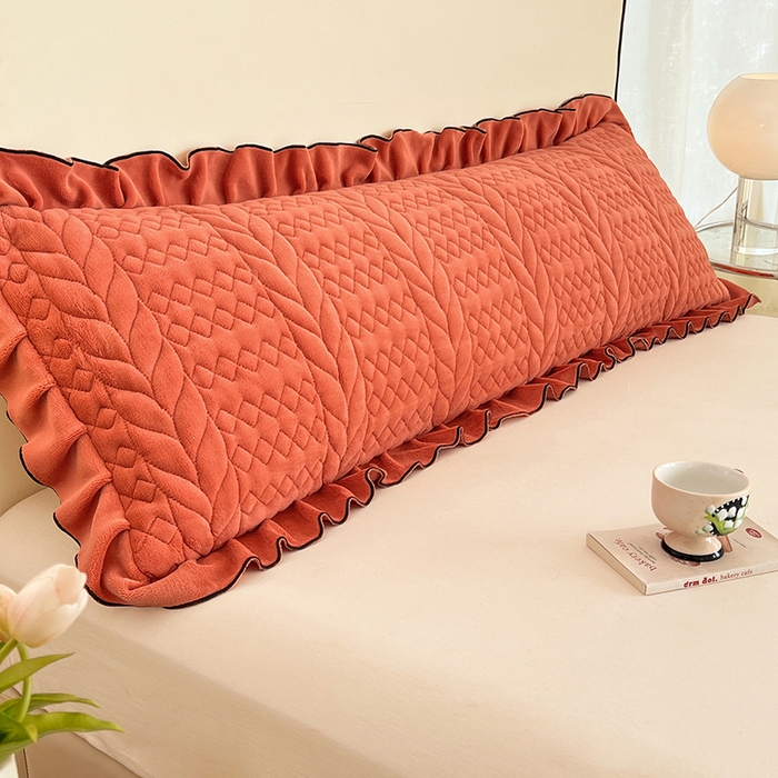 91家纺网 家纺一手货源 找家纺 （总）圣比熊 2025新款A类牛奶绒夹棉花边枕套情侣双人加长枕芯套枕头套-轻奢,花边轻奢款-活力橘,花边轻奢款-果绿,花边轻奢款-浪漫粉,花边轻奢款-梦幻紫,花边轻奢款-奶茶咖,花边轻奢款-浅水兰,花边轻奢款-象牙白,花边轻奢款-星辰灰